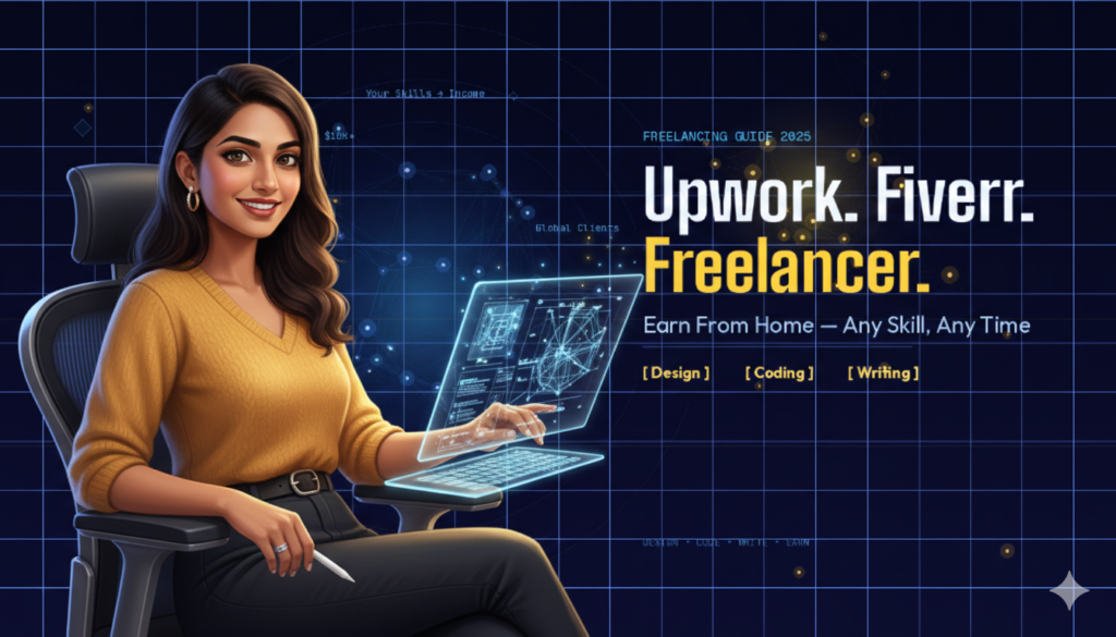 Upwork, Fiverr, Freelancer,