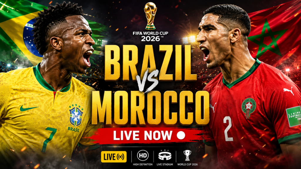 Brazil Vs Morocco live match
